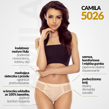 Majtki damskie Camila 5026 Czarny