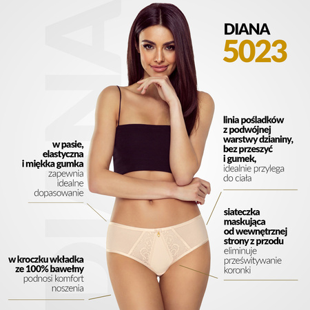Women's Brief Diana 5023 Beige